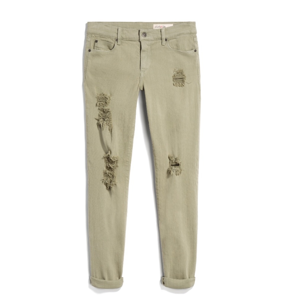 PISTOLA Keriann Distressed Boyfriend Jean Size 6